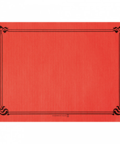 Alternative view of 500 sets de table 31×43 cm rouge