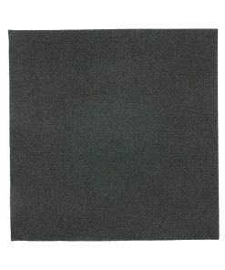 2700 serviettes noires double point Ecolabel – 20×20 cm
