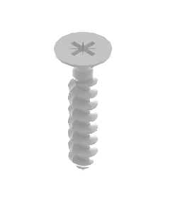 Vis blanc Ø 6 x 30 TF inox 304