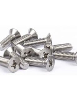 Vis métaux Ø 5 x 25 mm tête fraisée nickelé